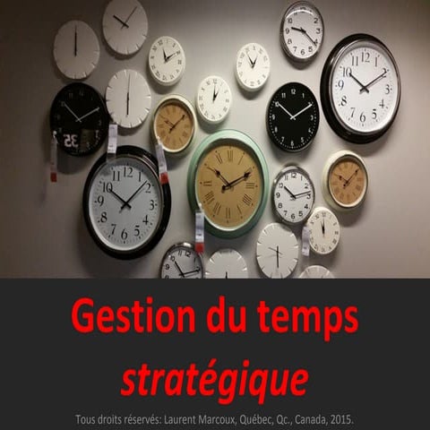 Gestion du temps stratégique