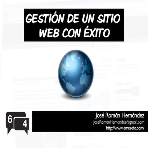 Gestión web con éxito