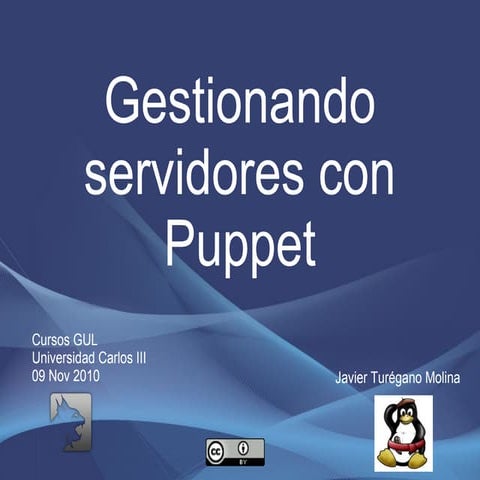 Gestionando servidores con Puppet