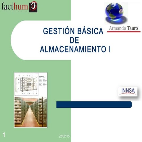 Gestion basica de almacenamiento