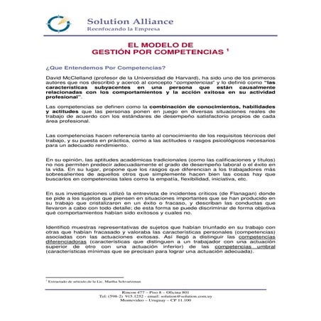 Gestion competencias resumen