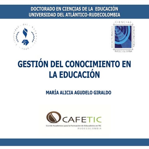 Gestion conocimiento en educacion