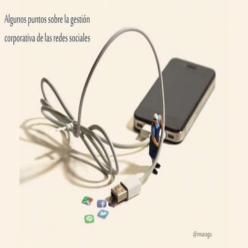 Gestión corporativa de las redes sociales