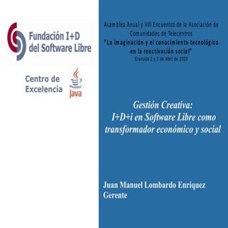 Gestion Creativa: I+D+i en Software...