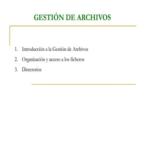 Gestion de archivos