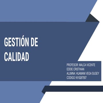 Los sistemas de calidad en las instituciones universitarias | PPTX