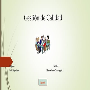 Sistema de gestion de calidad | PPTX