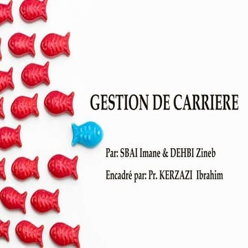 Gestion de carrière