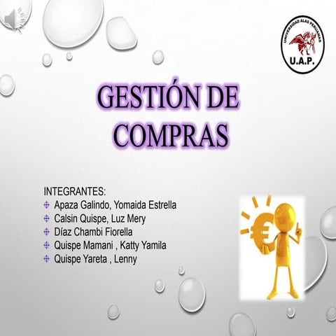 Gestion de compras logistica