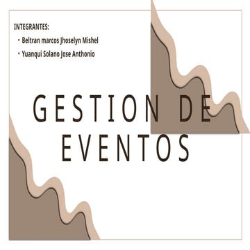 GESTION DE EVENTO para todo tipos dde ventos deportivos