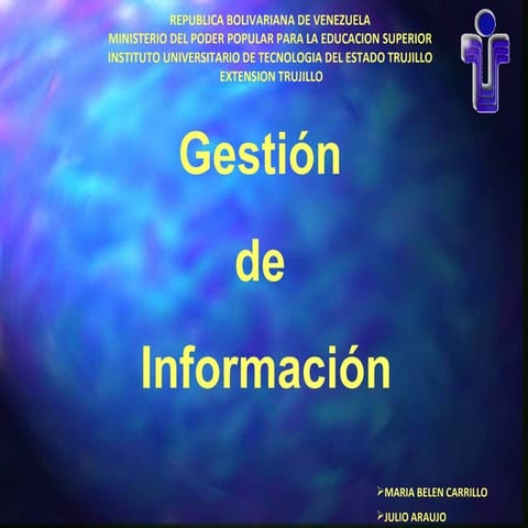 Gestion de informacion
