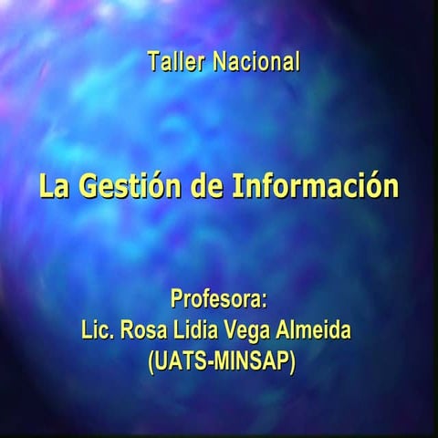 Gestión Informacion 