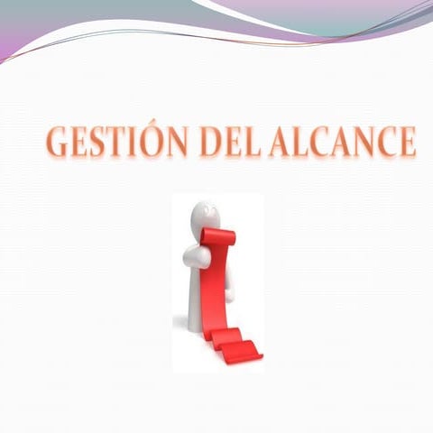 Gestion del alcance
