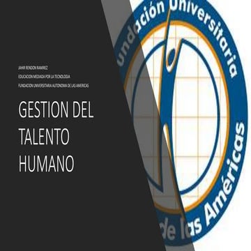 Gestion del talento humano