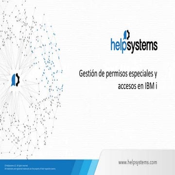 Gestion de permisos especiales y accesos en ibm i v2 | PPTX