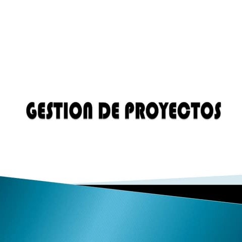 R A Gestion de proyectos | PPTX