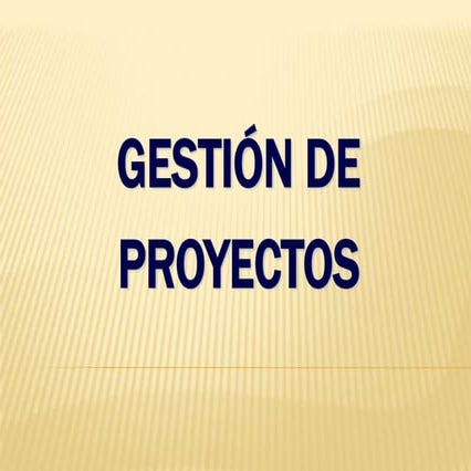 Introducción a la gestión de proyectos | ODP