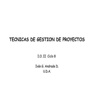 Gestionde proyectos