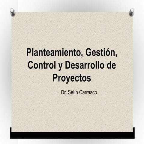 Gestion de proyectos | PPTX