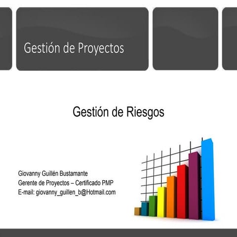 Gestion de Proyectos - Gestion de Riesgos