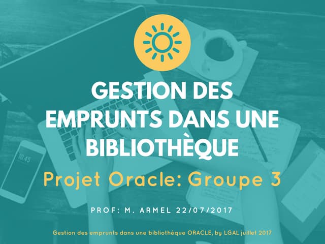 Gestion des emprunts dans une bibliothèque by le gang à lunettes