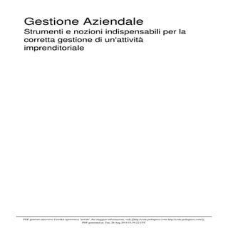 Gestione Aziendale 2.0