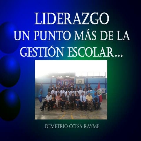 Gestion Escolar y Liderazgo hacia el Cambio ccesa1156