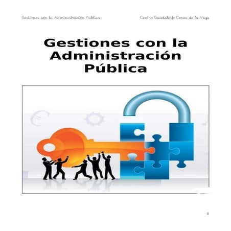 Gestiones con la administración publica (2014)