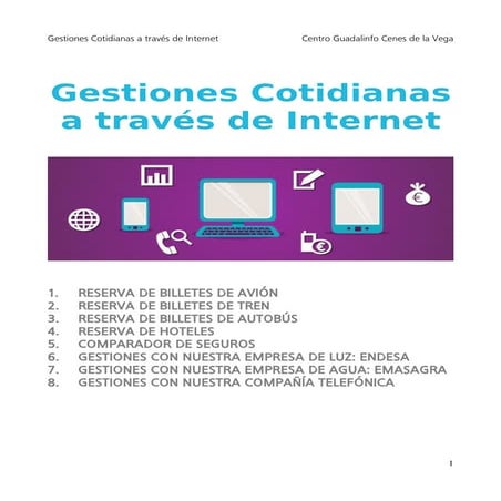 Gestiones cotidianas a través de internet (2014)