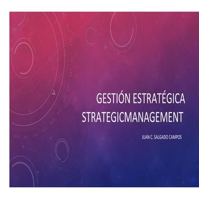 El control de la gestión estratégica | DOCX
