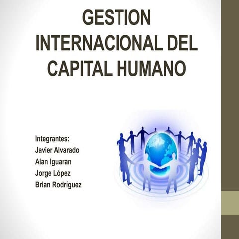 Gestion internacional del capital humano