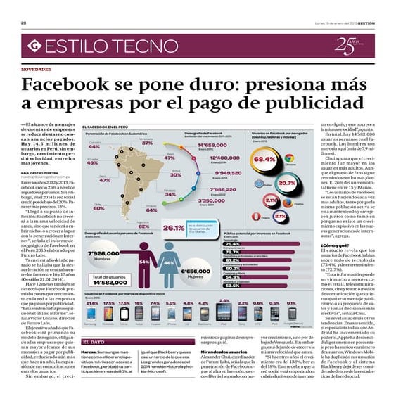 Facebook se pone duro: presiona más a empresas por el pago de Publicidad