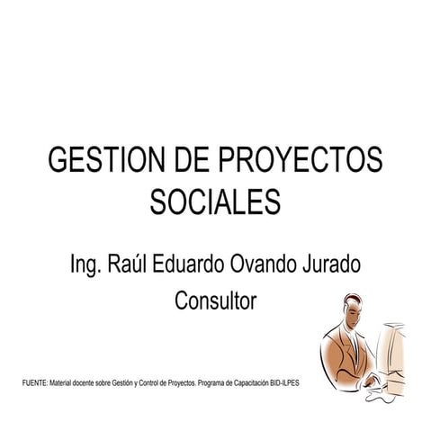 Gestion proyectos sociales
