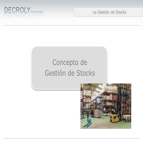 Gestion stocks