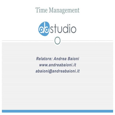 Time Management
