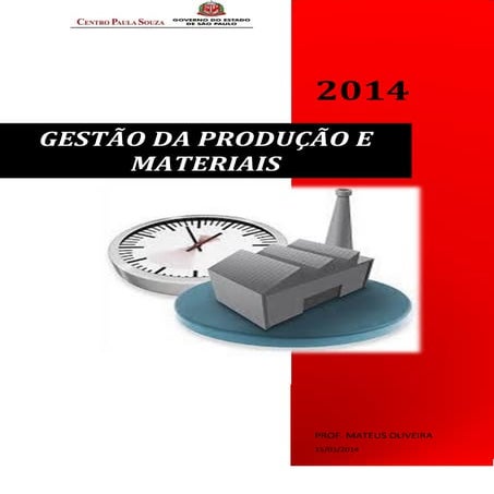 Gestão da produção e materiais