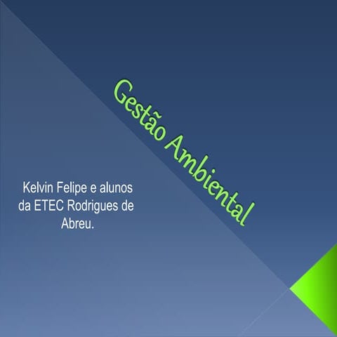 Gestão Ambiental