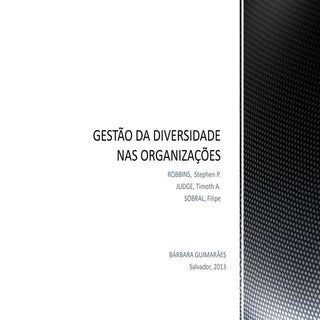 Gestão da diversidade nas organizações