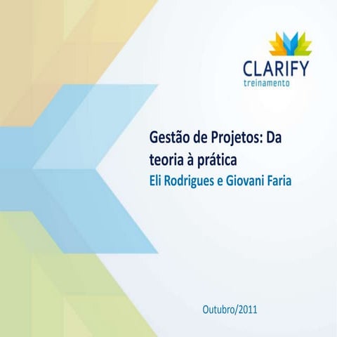 Workshop Gestão de projetos: Da teoria à pratica