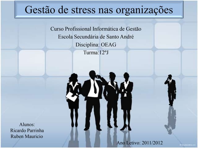 Gestão de stress nas organizações