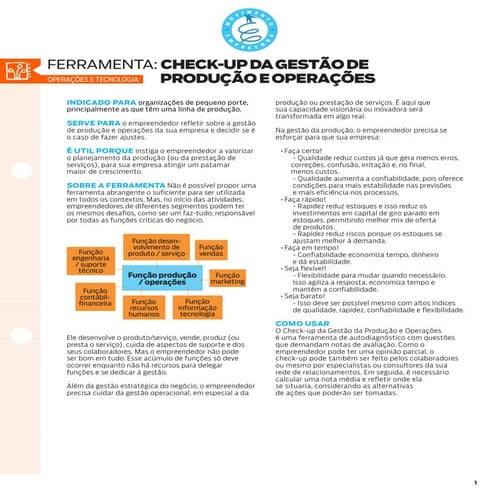 Gestão e produção