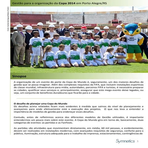 Gestão para a organização da copa 2014