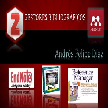 Gestores Bibliográficos 