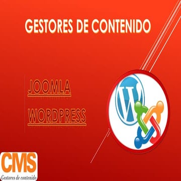 Gestores de contenido