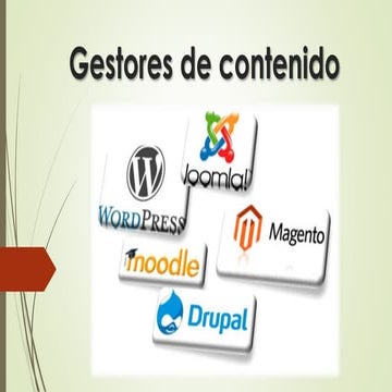 Gestores de contenido