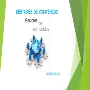 Gestores de contenido