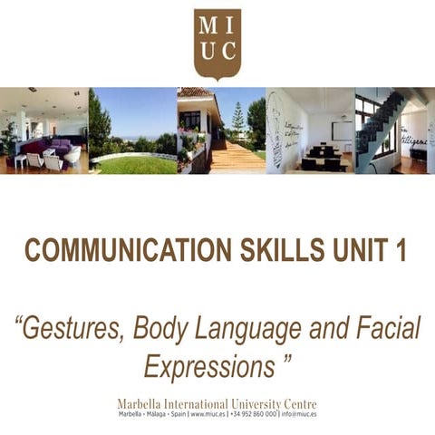 Gestures facial expressions body language 1