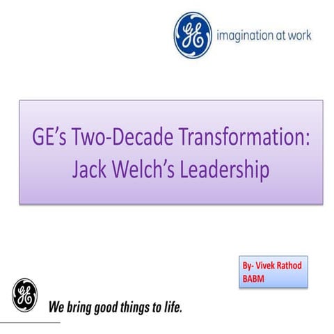 Ge’s two decade transformation 