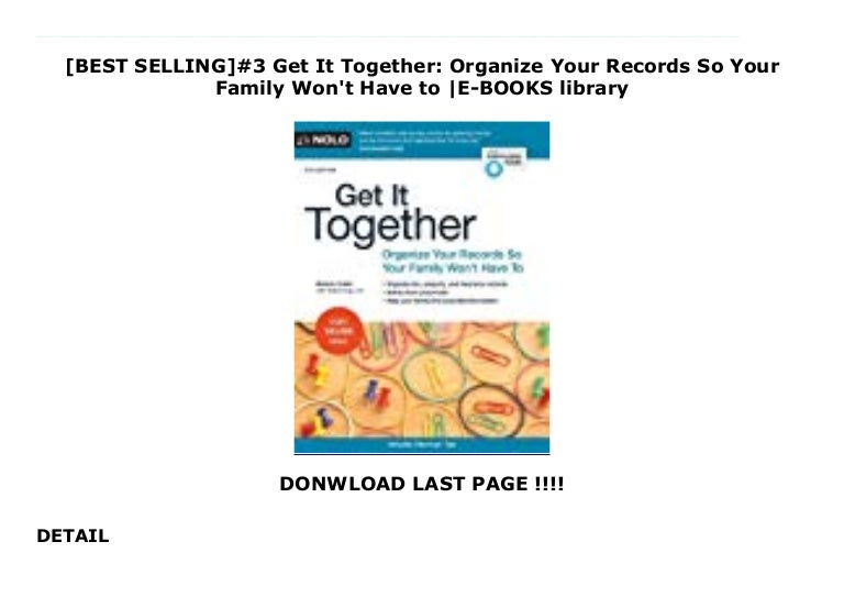 Organize Your Records So Your Family Wont Have to Get It Together
