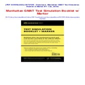Manhattan Gmat Test – Gmat Test Free – HEQXD